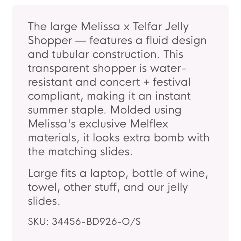 Melissa  X TELFAR collab
 large green Jelly shopper - Picture 16 of 16